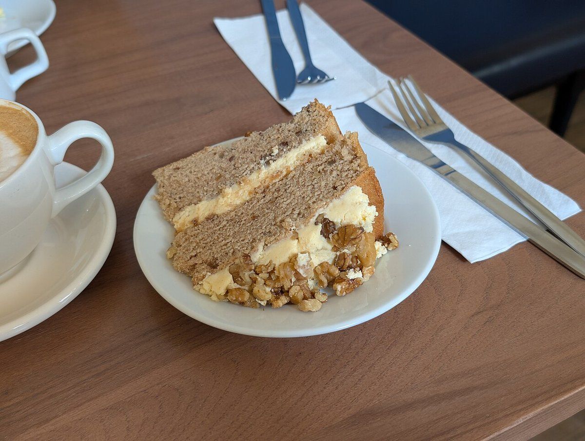 A slice of cake (stock photo)