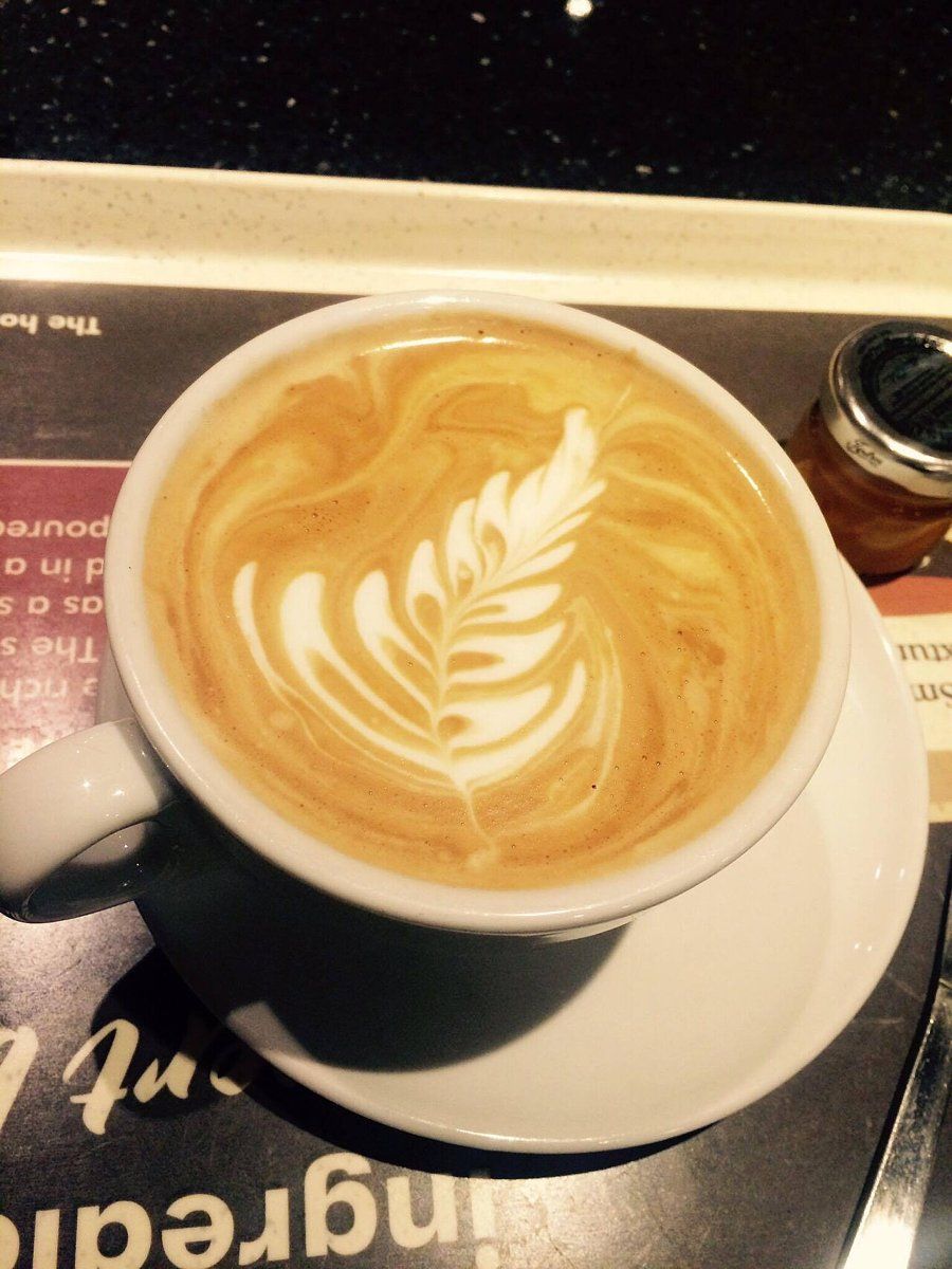 A latte (stock photo)